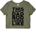 This Is What A Dad Bod Looks Like Graphic Baby Tee
