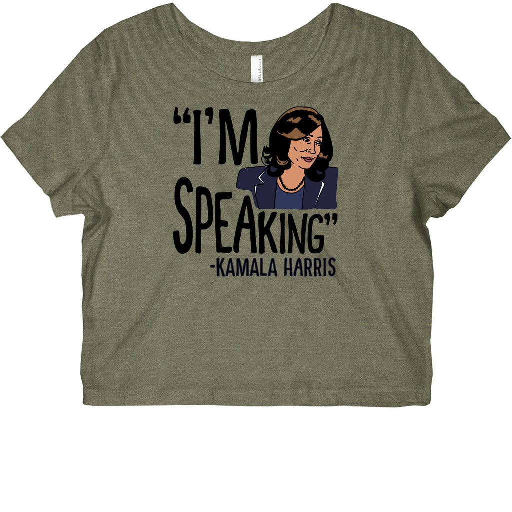 I'm Speaking Kamala Harris Graphic Baby Tee
