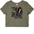 I'm Speaking Kamala Harris Graphic Baby Tee
