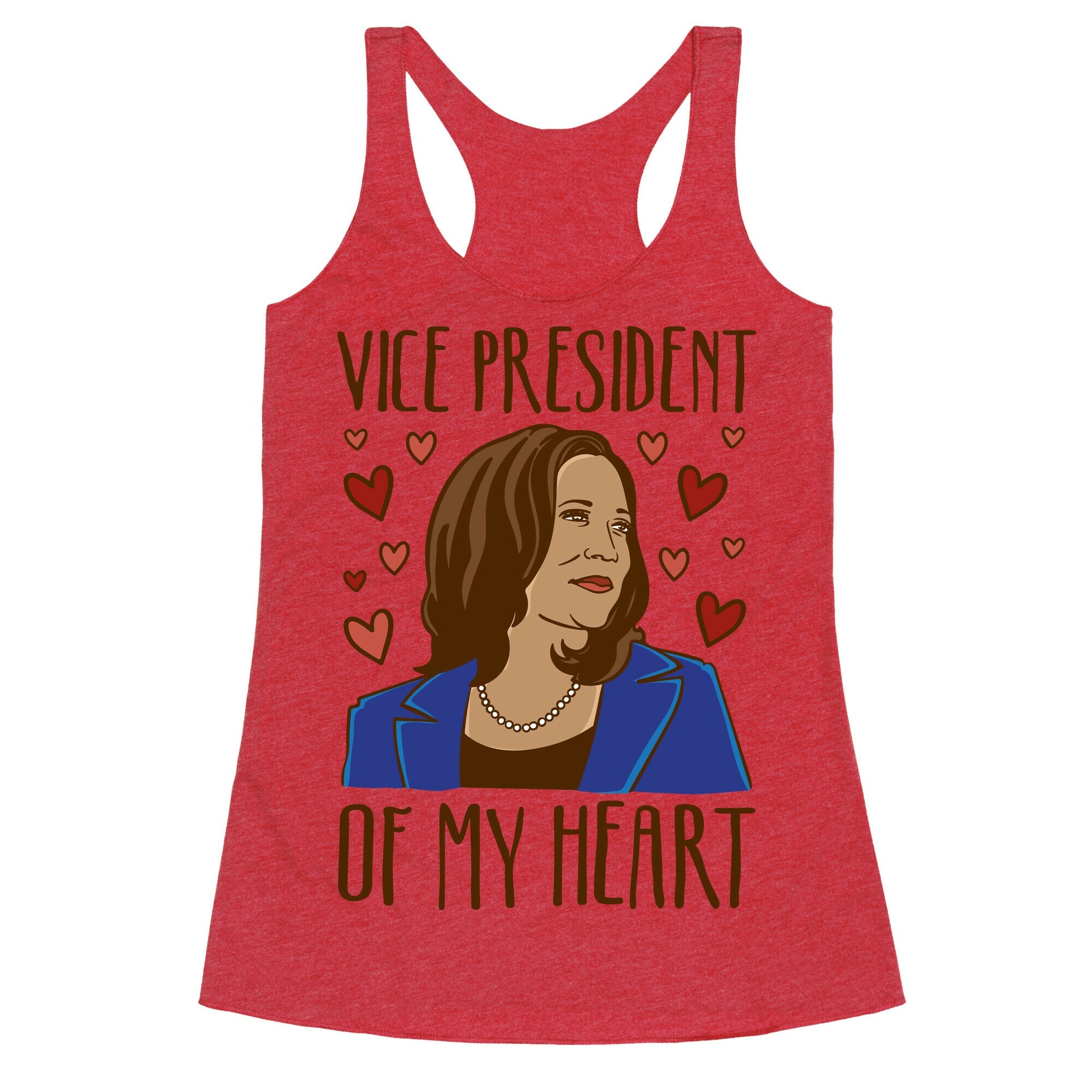 Vice President of My Heart  Racerback Tank