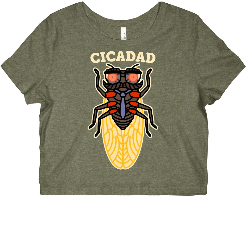 CicaDad Dad Cicada Graphic Baby Tee