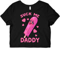 Suck Me Daddy Graphic Baby Tee