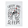 Creepy And Sleepy Garden Flag