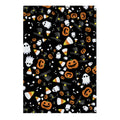 Spoopy Halloween Pattern Garden Flag