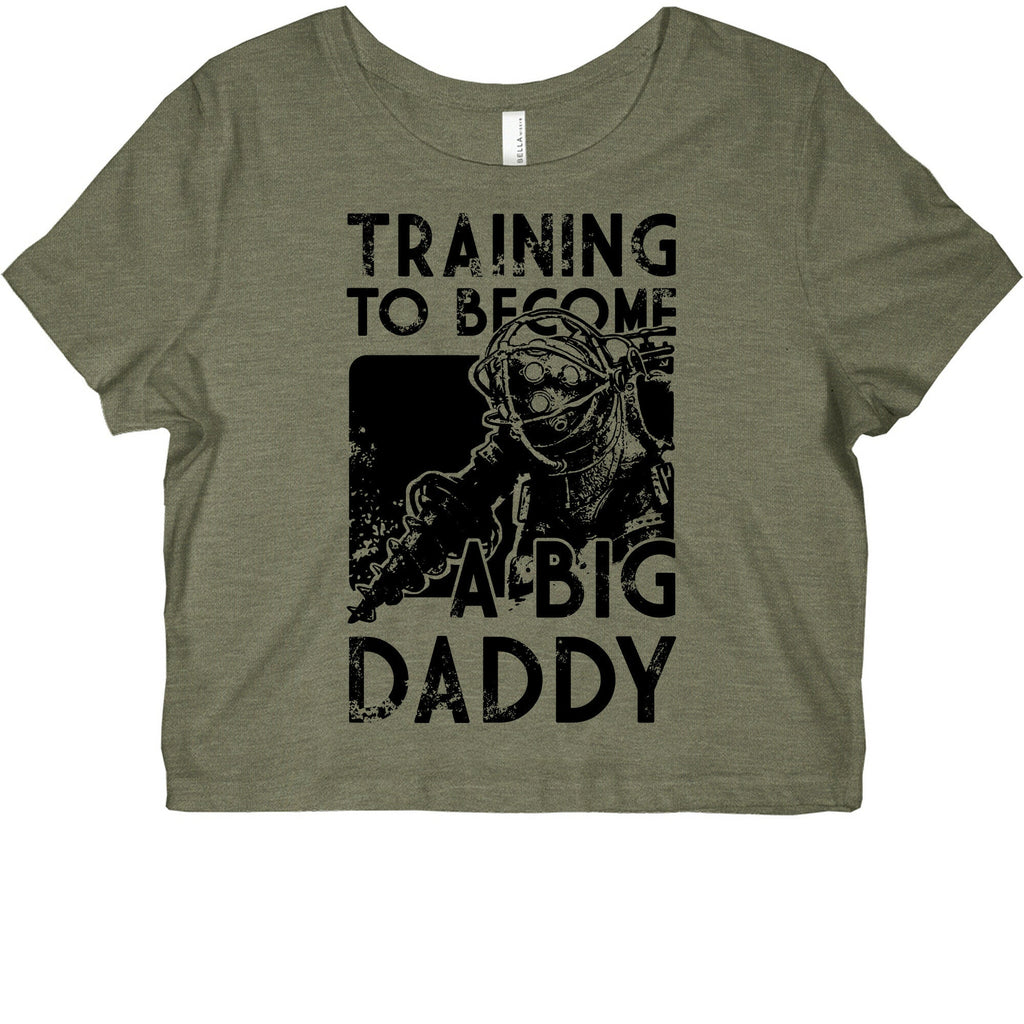 Training To Become A Big Daddy Graphic Baby Tee