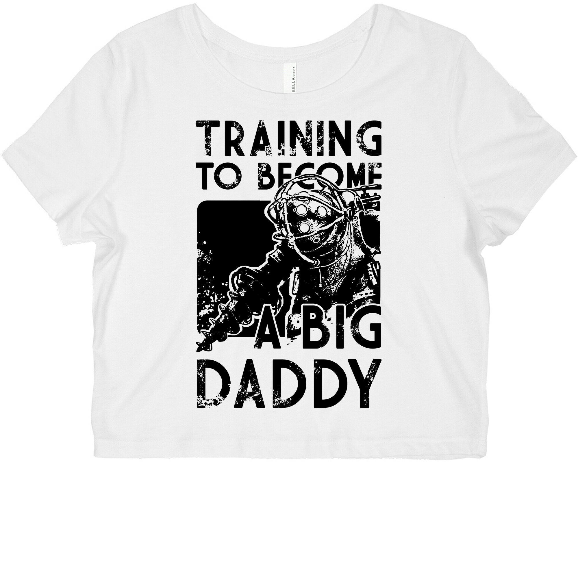 Training To Become A Big Daddy Graphic Baby Tee