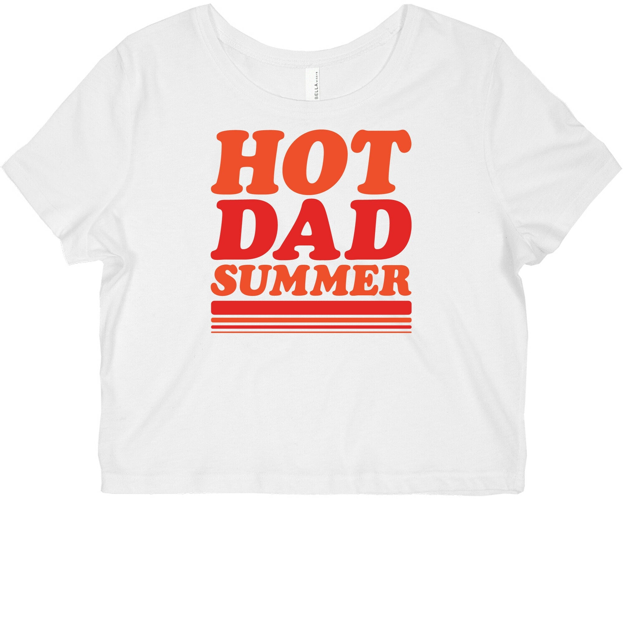 Hot Dad Summer Parody Graphic Baby Tee