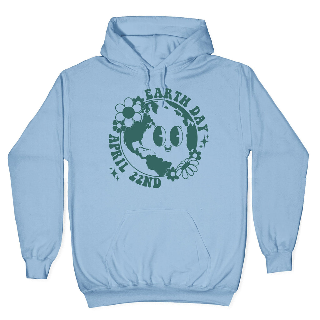 Earth Day Retro Cartoon Hoodie