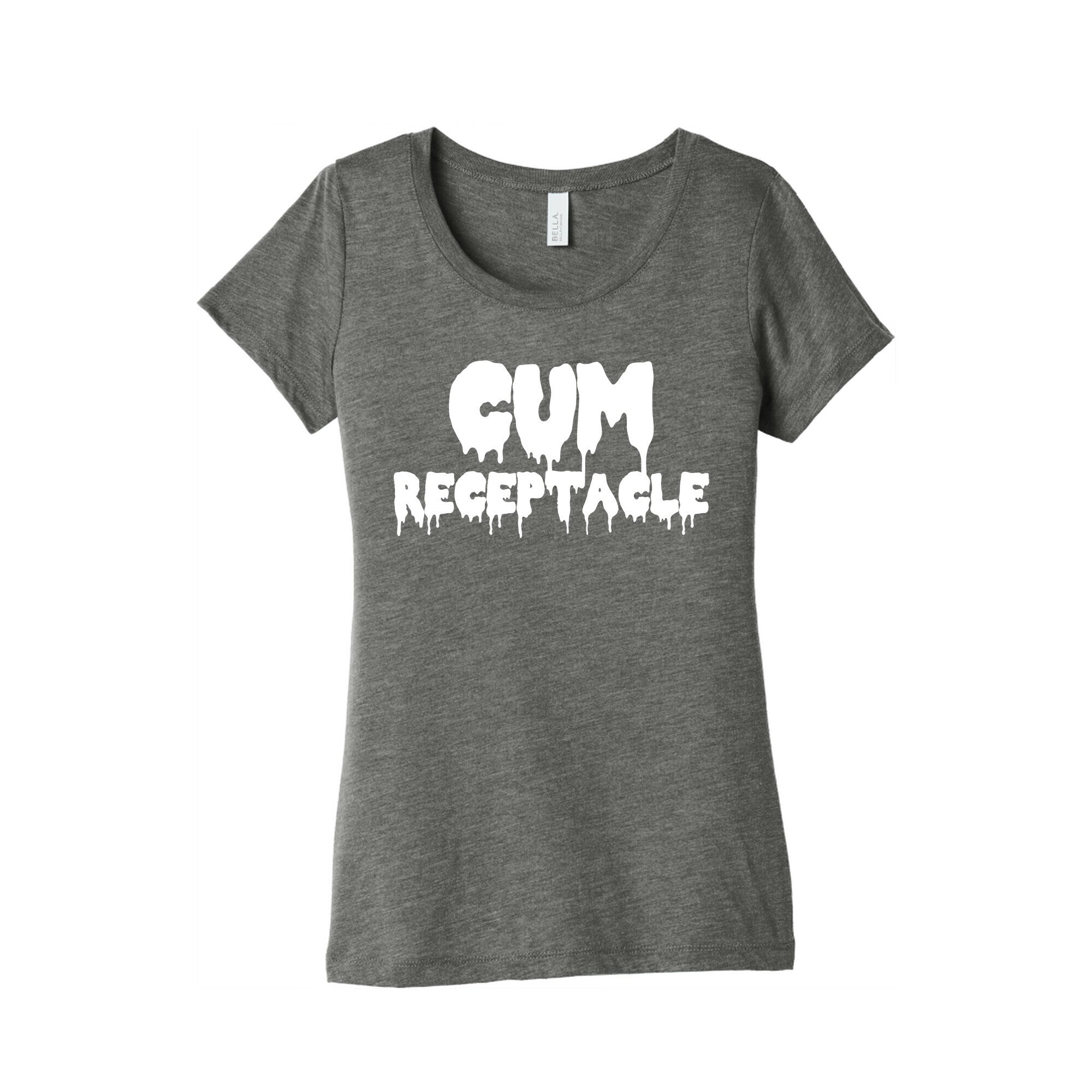 Cum Receptacle Women's Triblend Tee