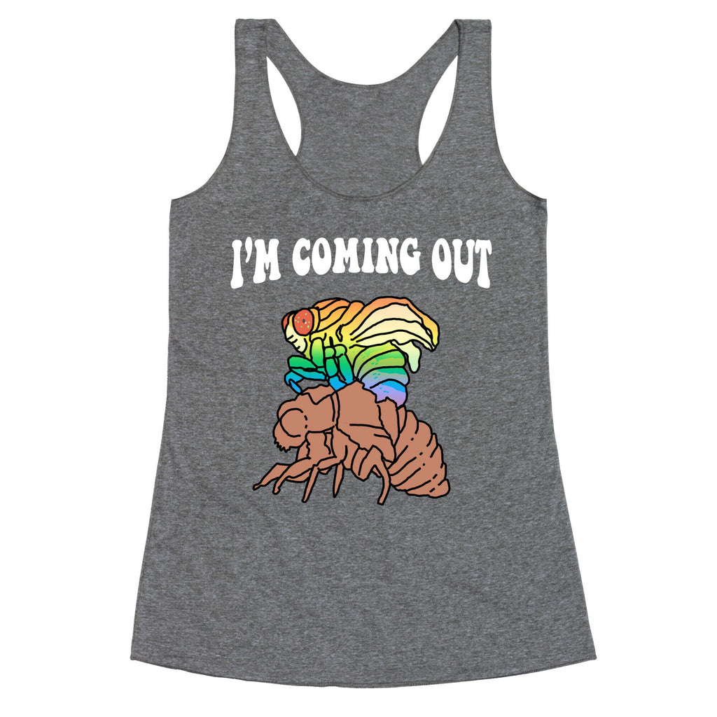 Im Coming Out  Racerback Tank