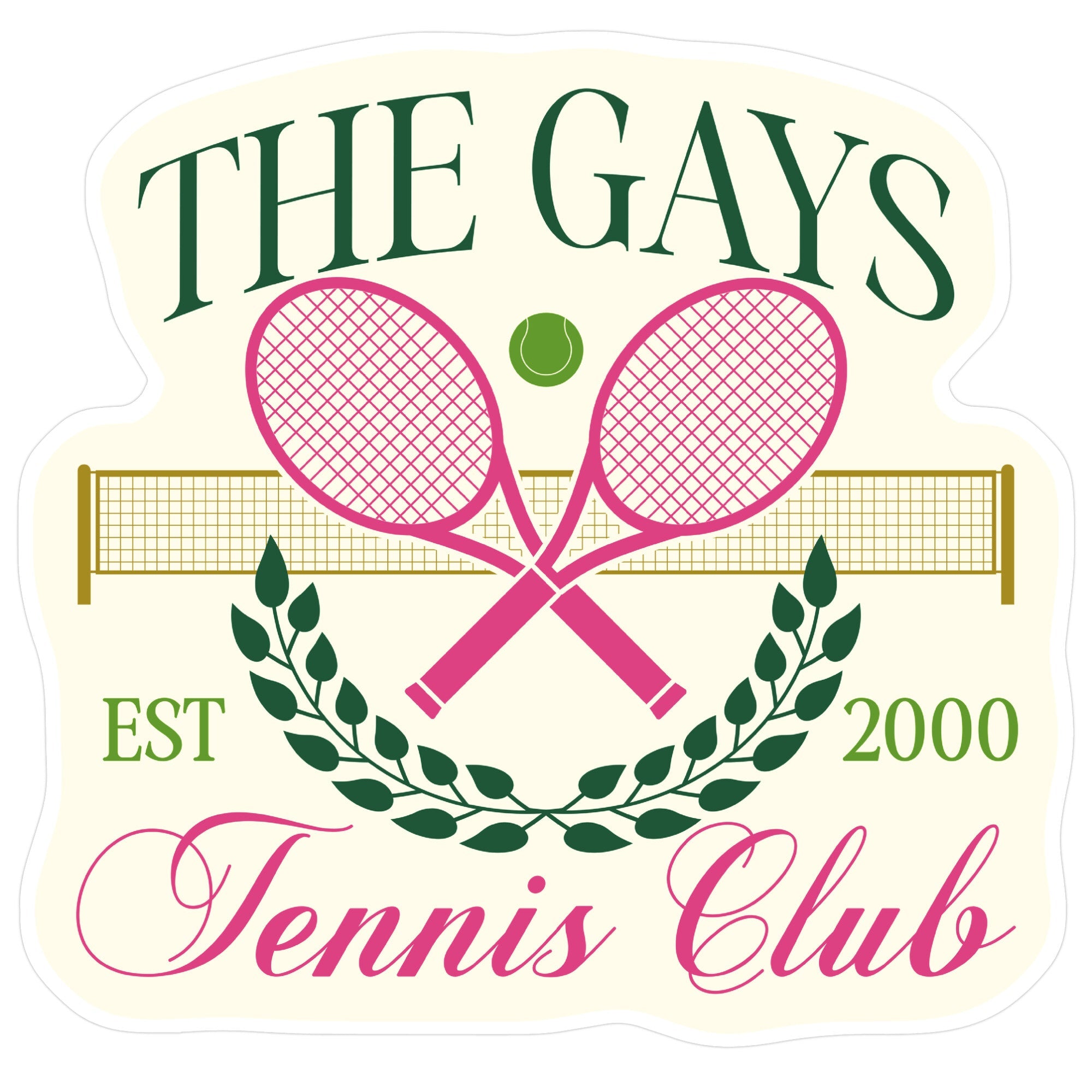 The Gays Tennis Club Sticker