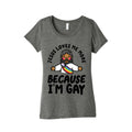Jesus Loves Me More Because Im Gay Womens Triblend Tee