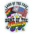 Land of the Free Home of the Gay Sticker