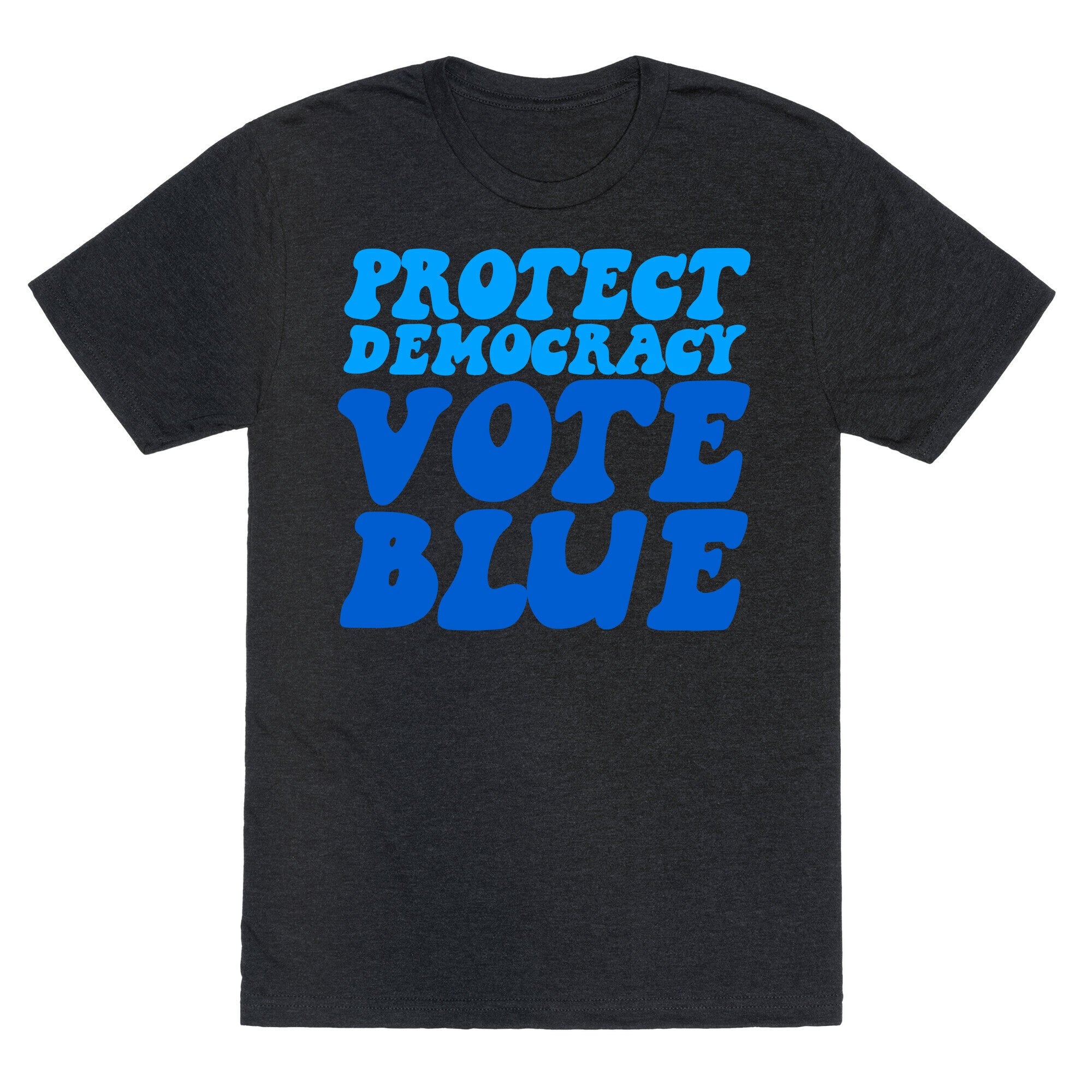 Protect Democracy Vote Blue Unisex Triblend Tee