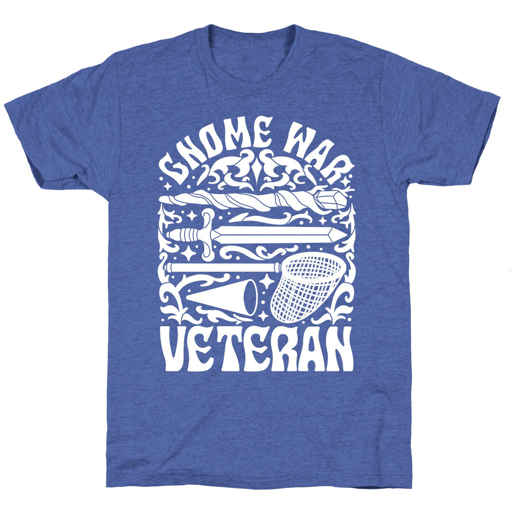 Gnome War Veteran Unisex Triblend Tee