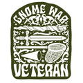 Gnome War Veteran Sticker