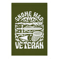 Gnome War Veteran Garden Flag