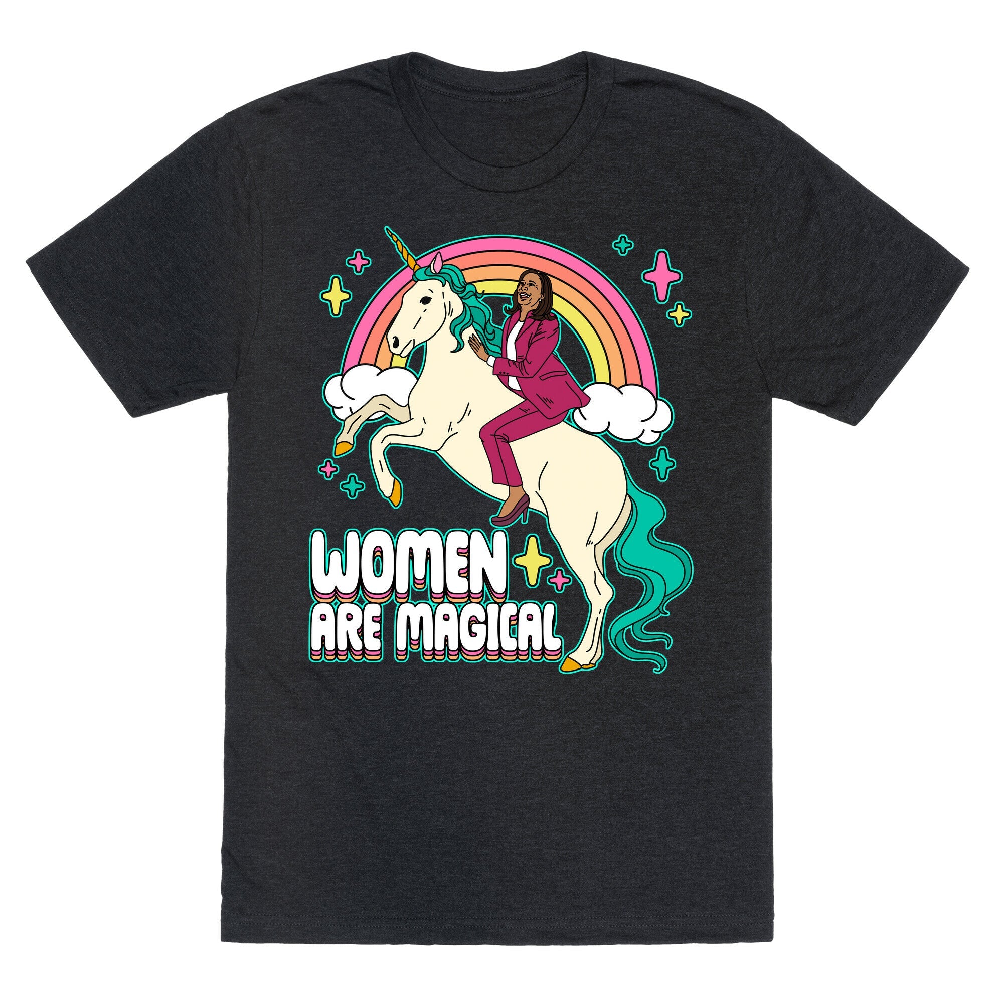 Women are Magical Kamala Harris Unicorn Unisex Triblend Tee