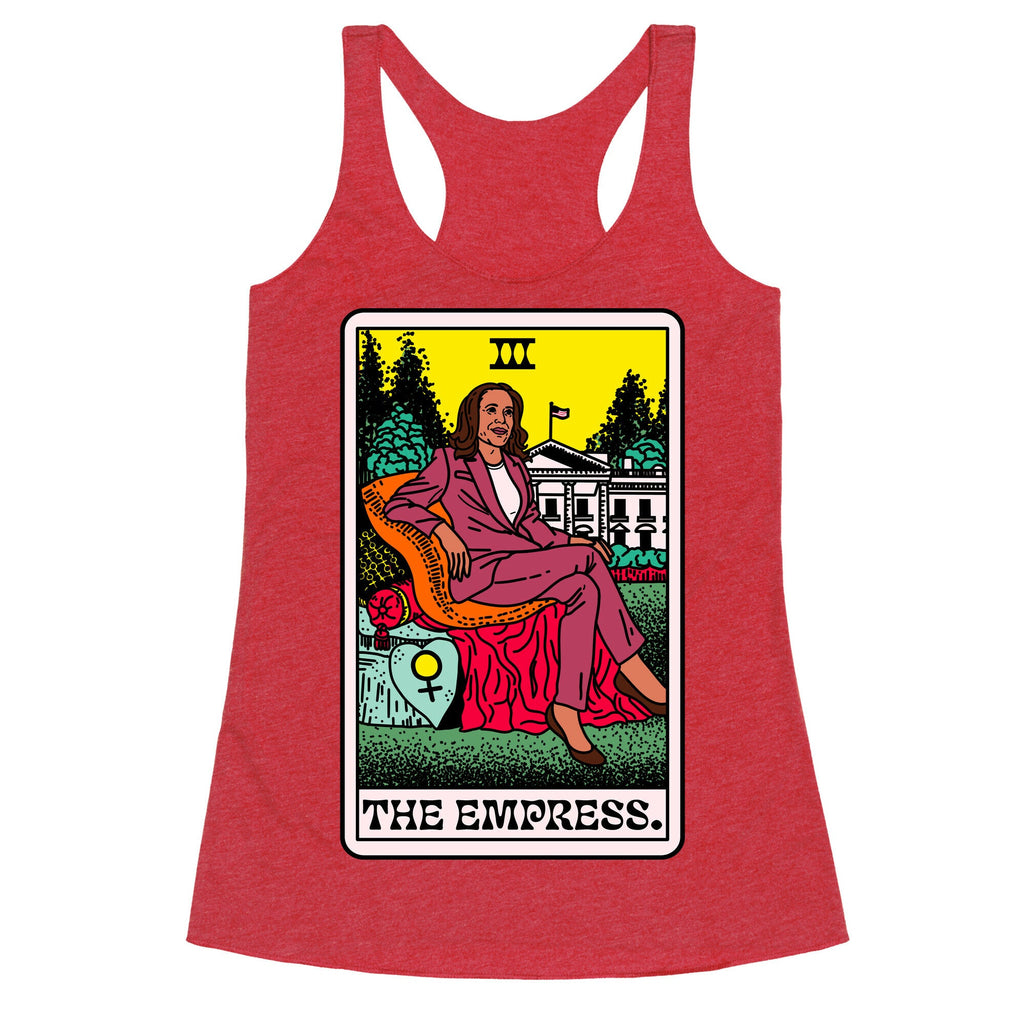 The Empress Tarot Card Kamala Harris Racerback Tank