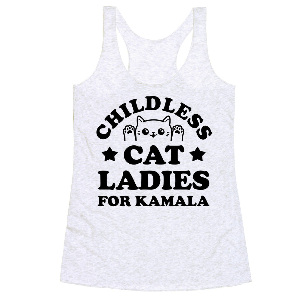 Childless Cat Ladies for Kamala Racerback Tank