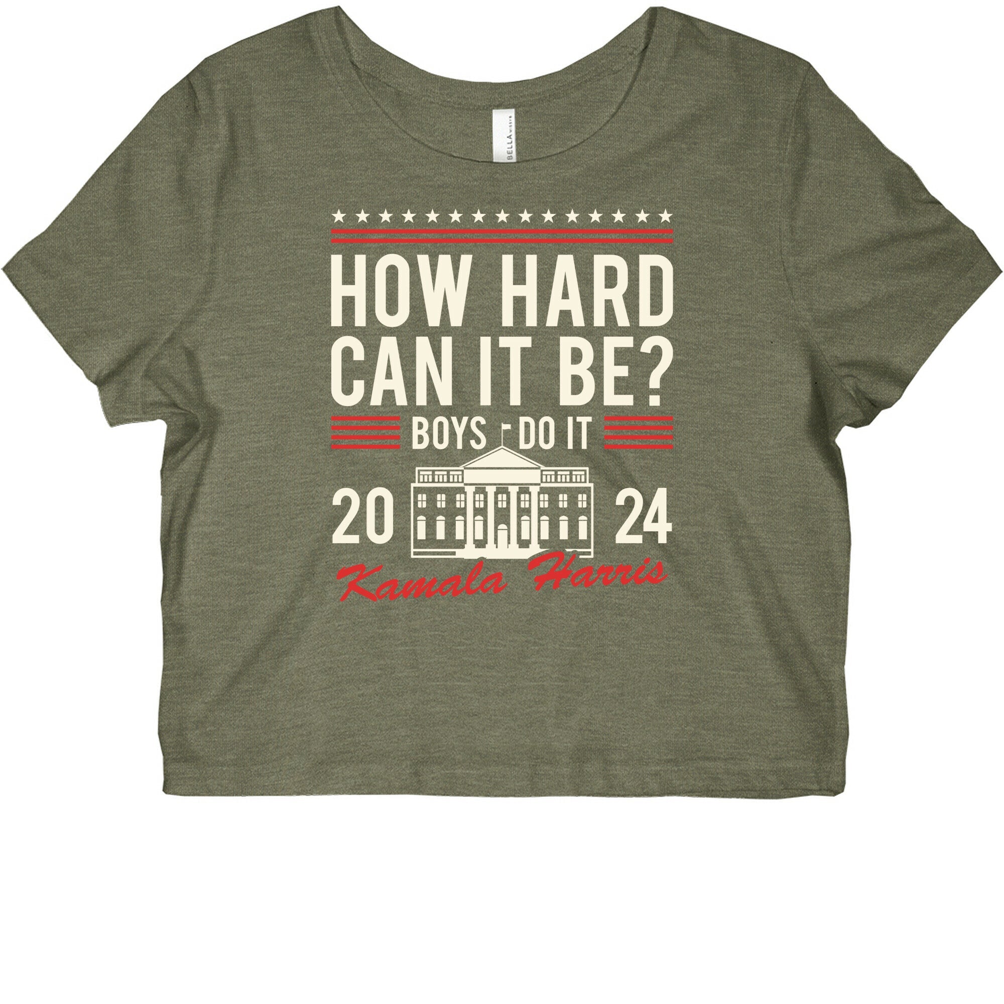 How Hard Can It Be? Kamala Harris 2024 Graphic Baby Tee
