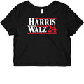 Harris Walz 2024 White Graphic Baby Tee