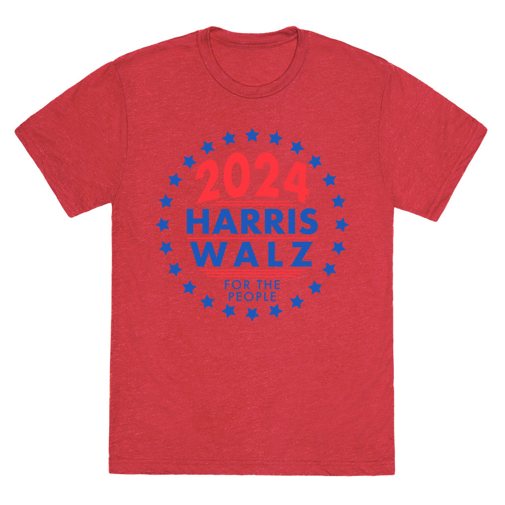 2024 Harris Walz For The People Unisex Triblend Tee