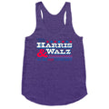 Harris and Walz 2024 We are NOT Going Back Racerback Tank