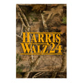 Harris Walz 2024 Hunter Orange and Camouflage Garden Flag