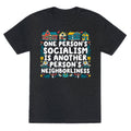One Persons Socialism is Another Persons Neighborliness Tim Walz Unisex Triblend Tee