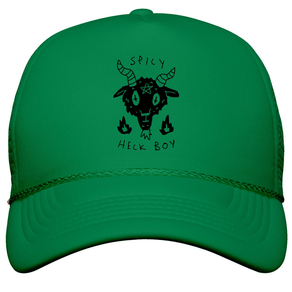 Spicy Heck Boy Satan Snapback Trucker Hat