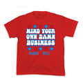Mind Your Own Damn Business Harris Walz  Kids Tee