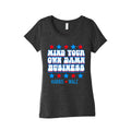 Mind Your Own Damn Business Harris Walz  Womens Triblend Tee