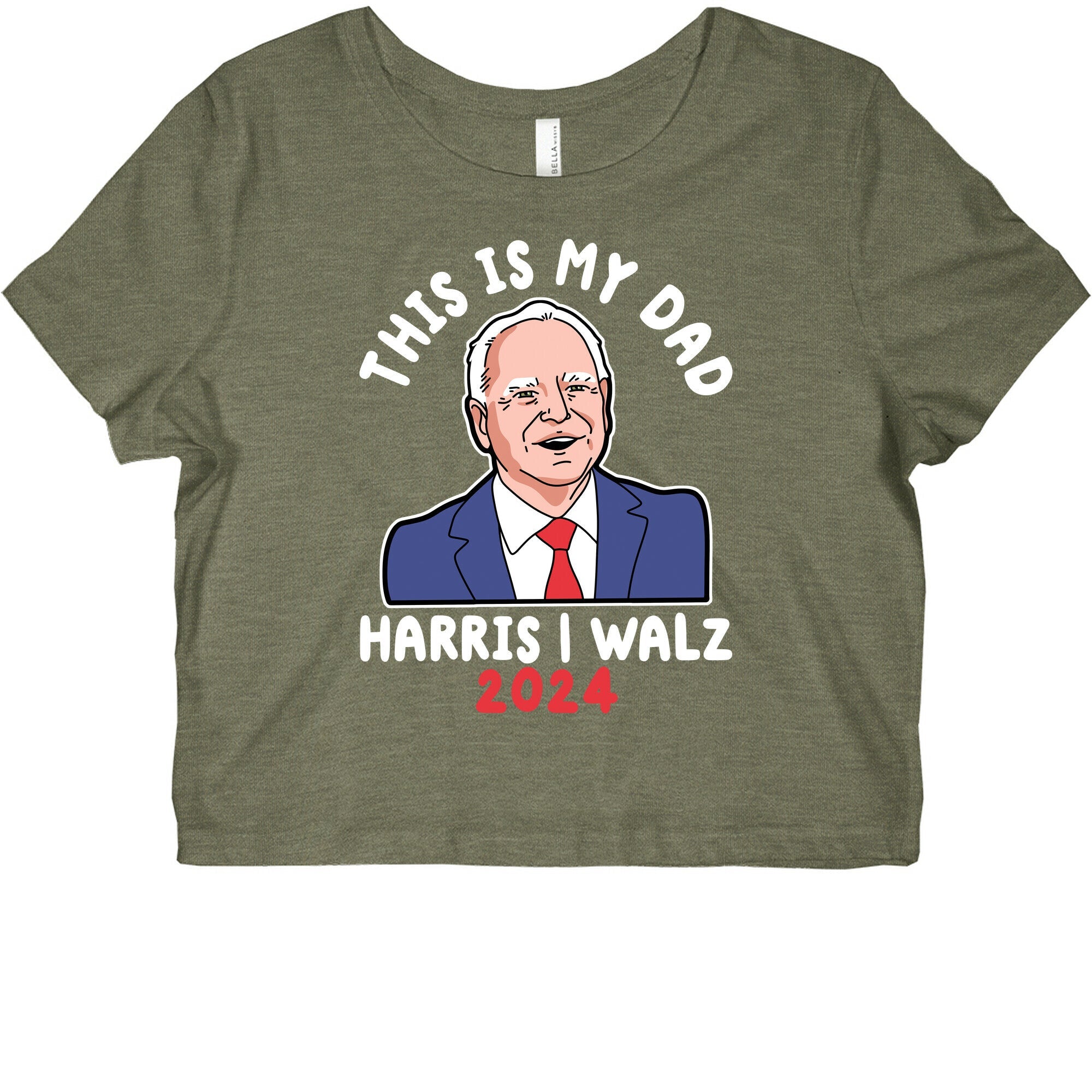 This Is My Dad Tim Walz Graphic Baby Tee