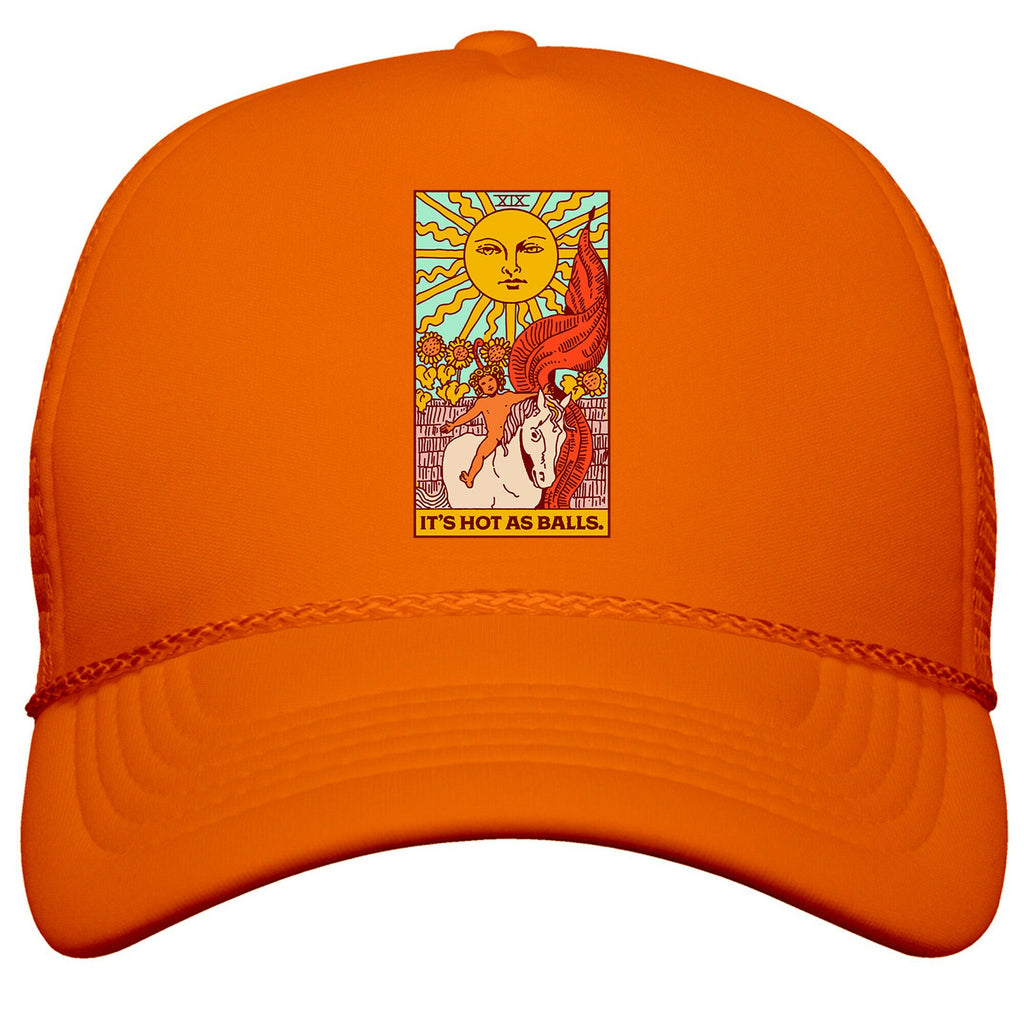 Its Hot As Balls \(The Sun Tarot\) Snapback Trucker Hat