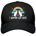 I Support Gay Rats Snapback Trucker Hat