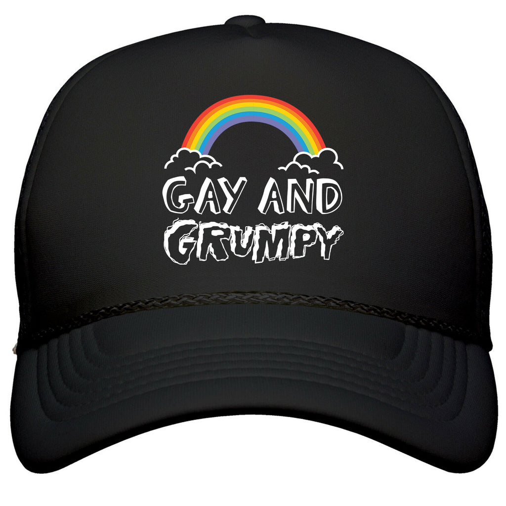 Gay And Grumpy Snapback Trucker Hat
