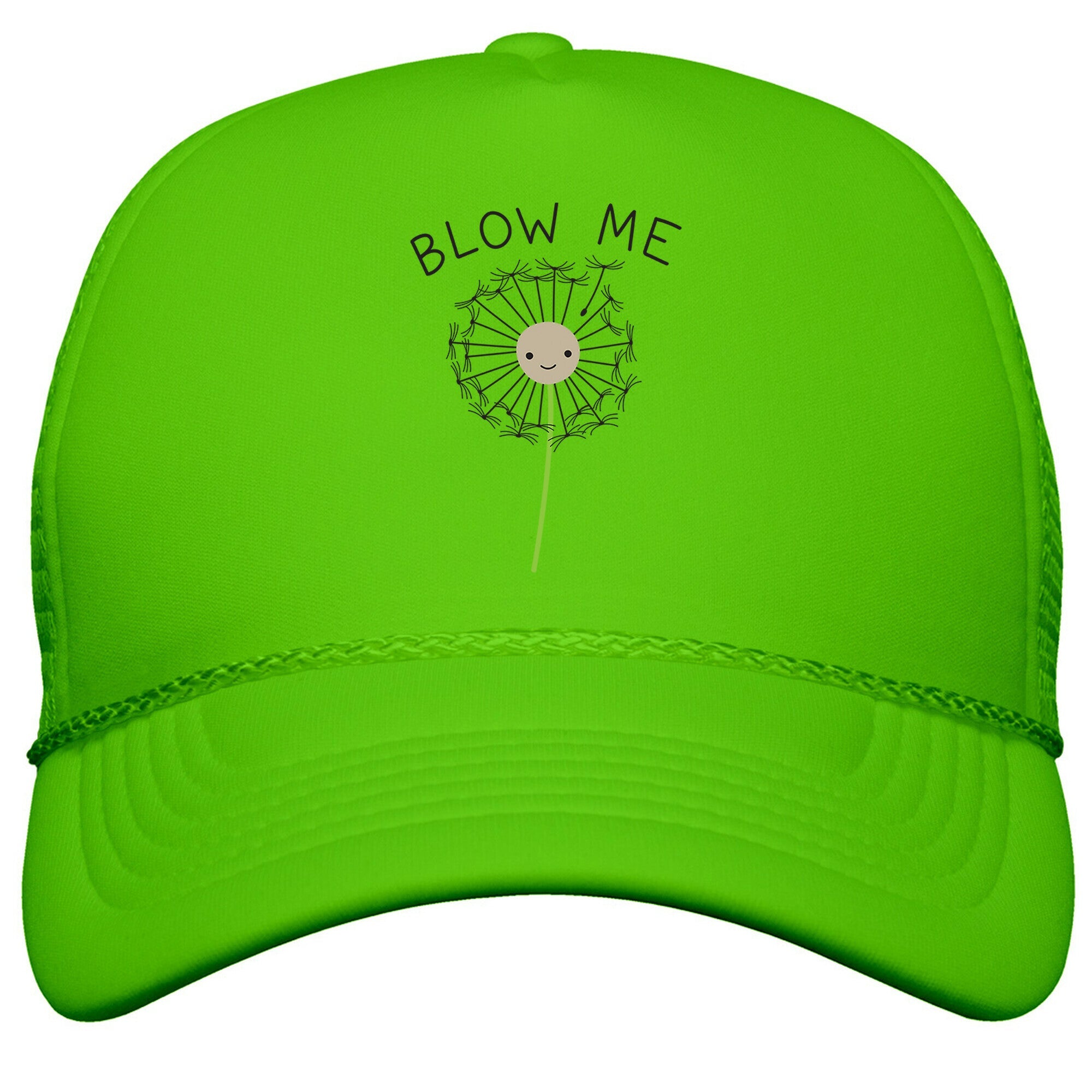 Blow Me Dandelion Snapback Trucker Hat