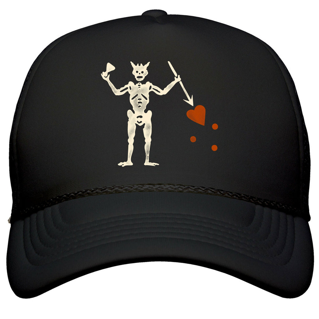 Blackbeard Flag  Snapback Trucker Hat