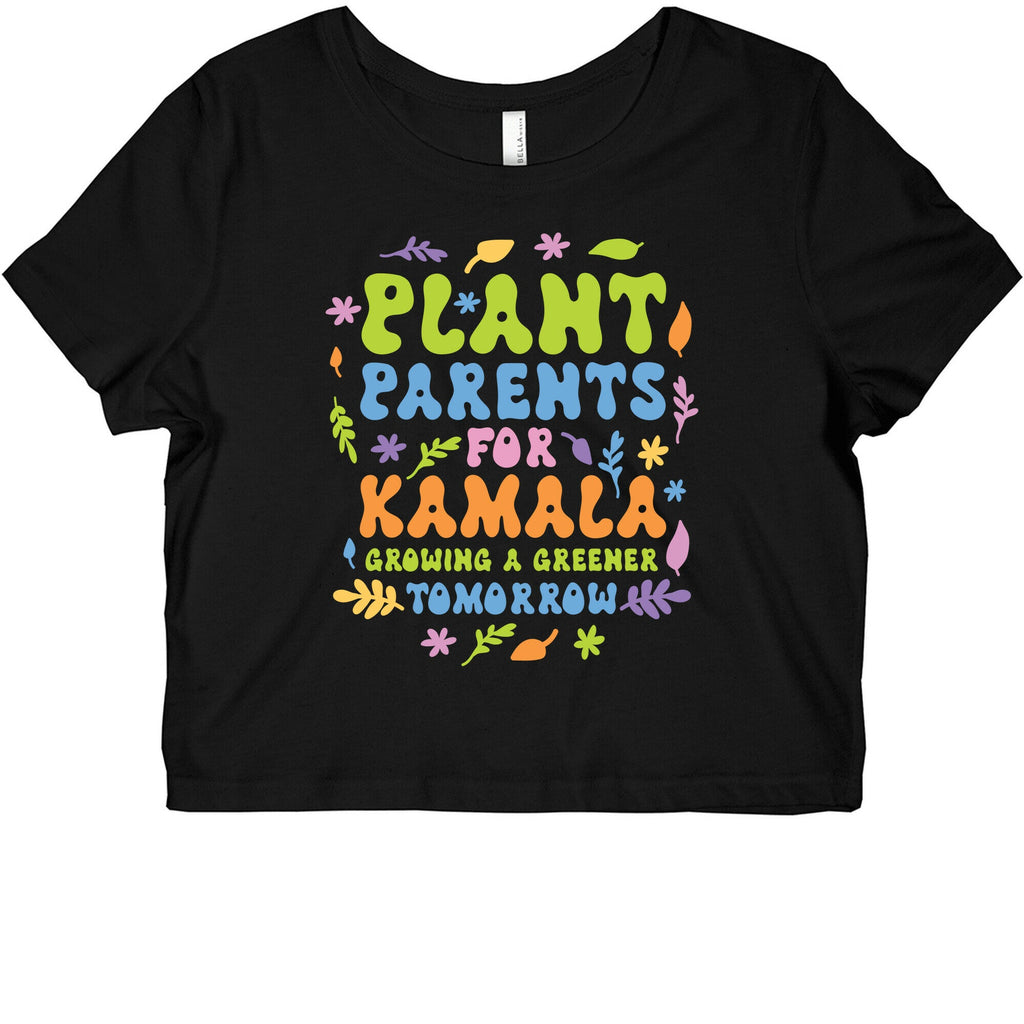 Plant Parents for Kamala Womens Graphic Baby Tee