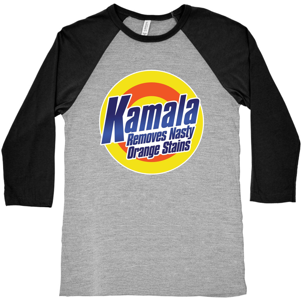 Kamala Removes Nasty Orange Stains Baseball Tee