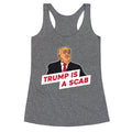 Trump is a Scab Racerback Tank