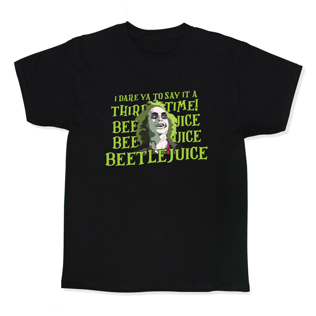 Beetlejuice I Dare Ya Kids Tee