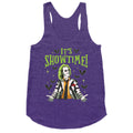 Beetlejuice Its Showtime Racerback Tank
