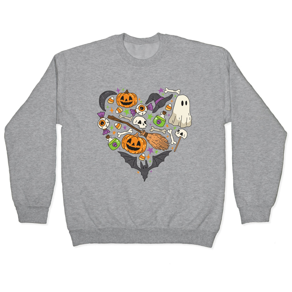 Halloween Heart Crewneck Sweatshirt