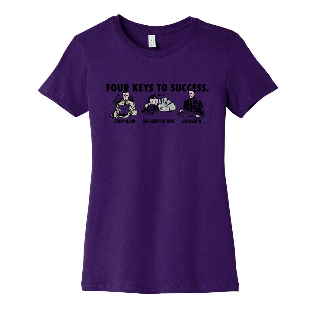 Four Keys to Success Womens Cotton Tee