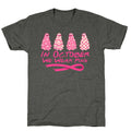 Ghost October Breast Cancer Awareness Unisex Triblend Tee
