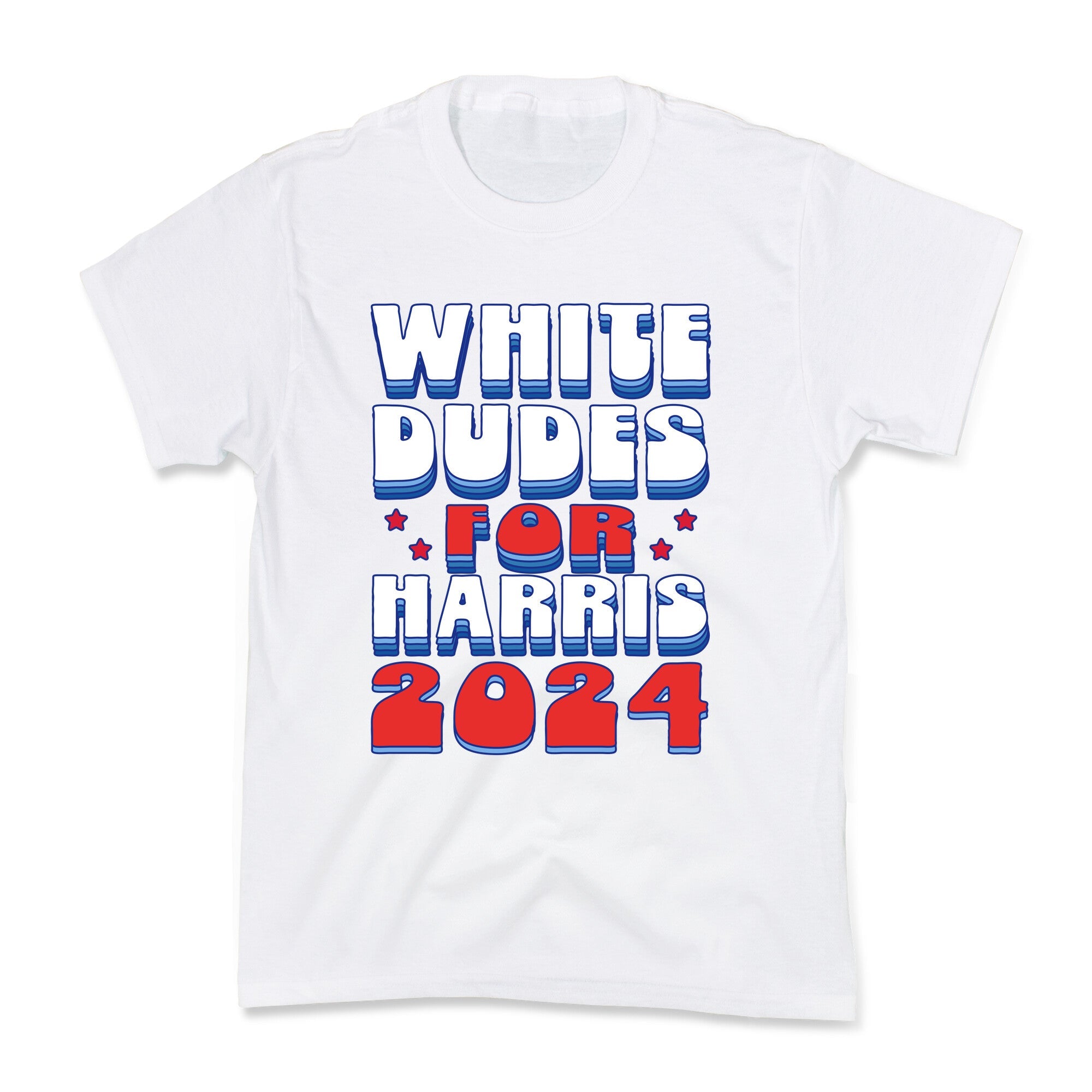 White Dudes for Harris Kids Tee
