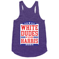 White Dudes for Harris 2024 Racerback Tank
