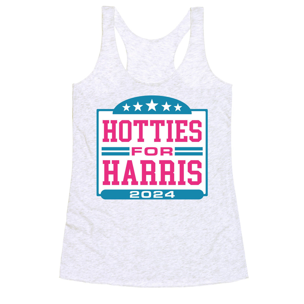 Hotties for Harris Racerback Tank